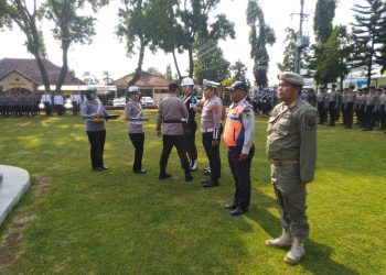 Apel Gelar Pasukan dalam Rangka Operasi Zebra Lodaya 2024.