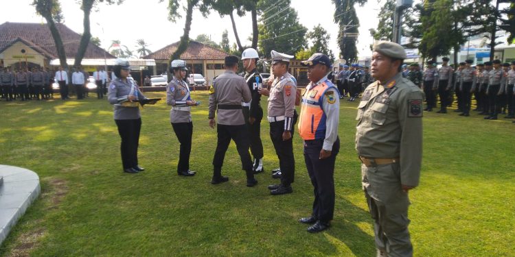 Apel Gelar Pasukan dalam Rangka Operasi Zebra Lodaya 2024.