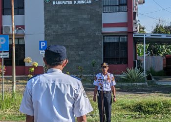 Apel Pagi di Lingkungan Kantor Dinas Perhubungan Kabupaten Kuningan