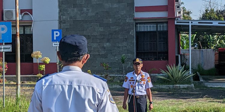 Apel Pagi di Lingkungan Kantor Dinas Perhubungan Kabupaten Kuningan